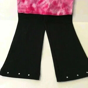 New without tag pants girls rhinestone black